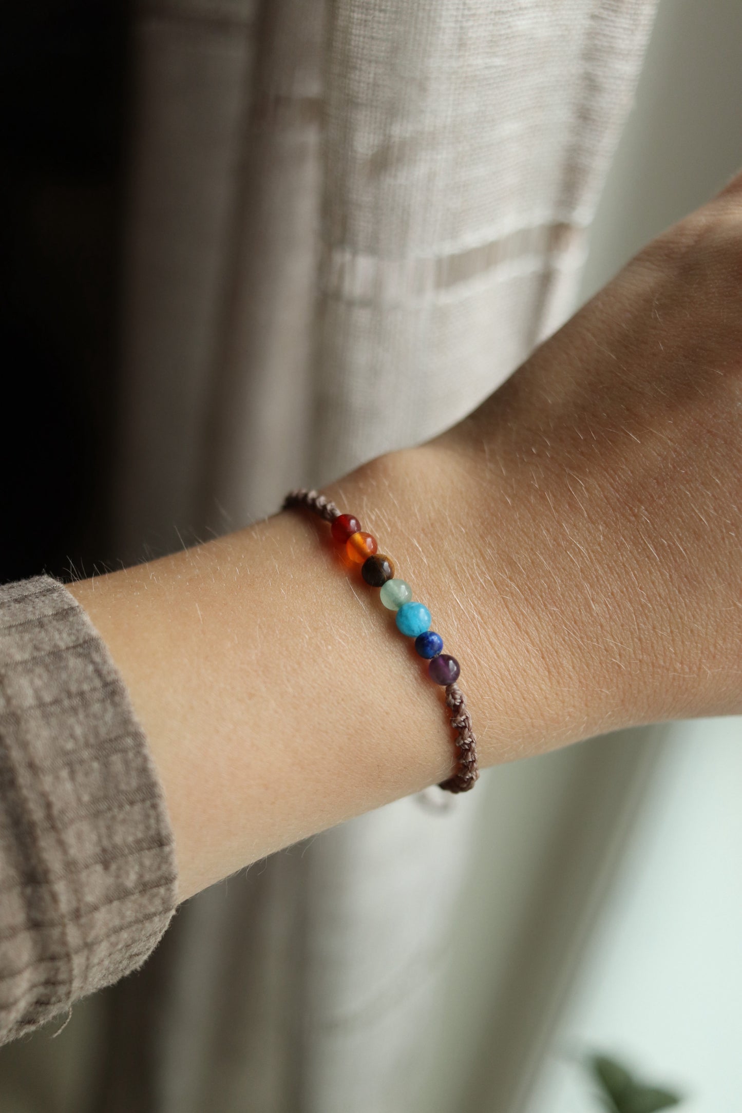 Chakra Perlen Armband