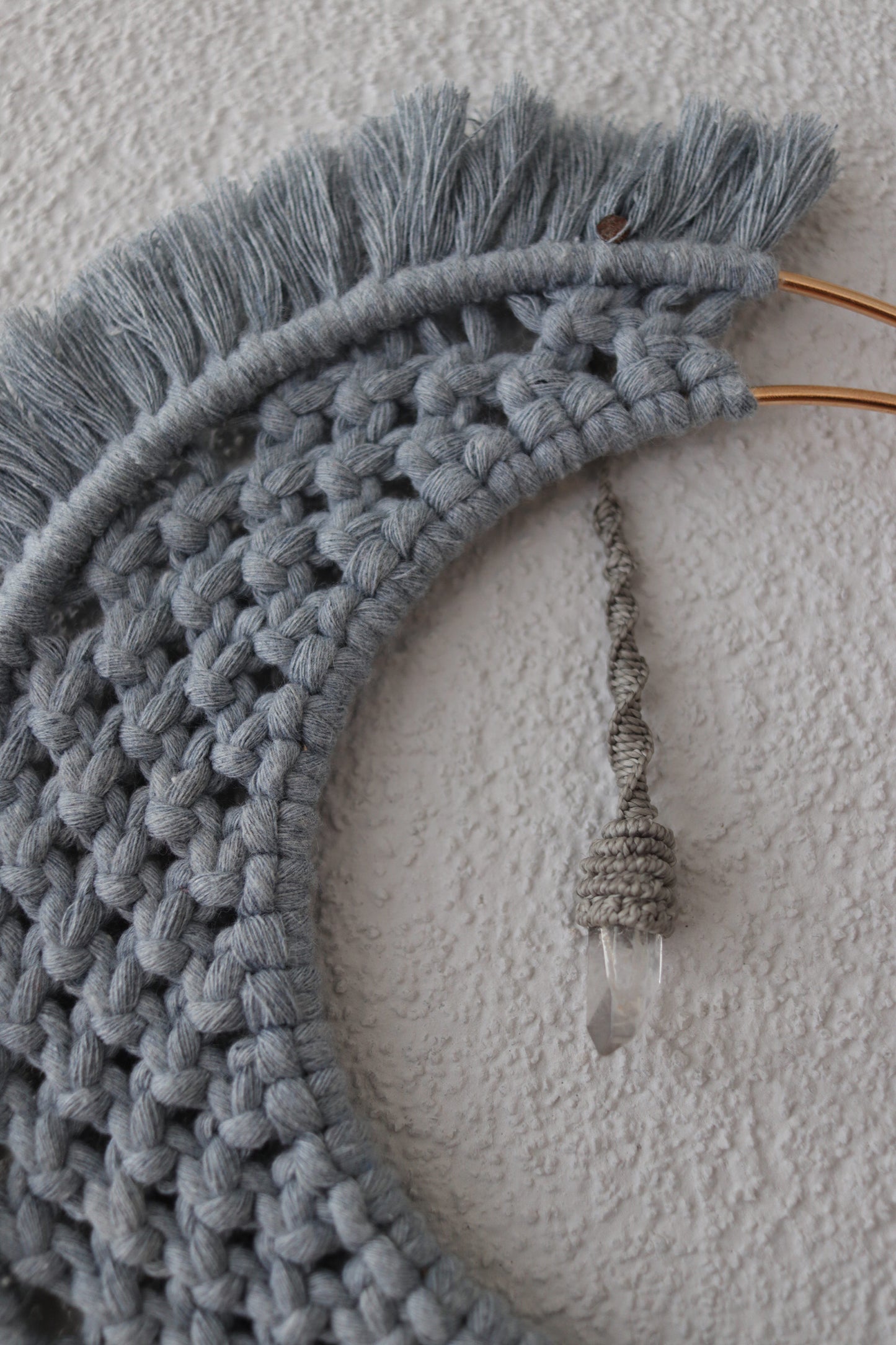 Mond Wandbehang mit Bergkristall