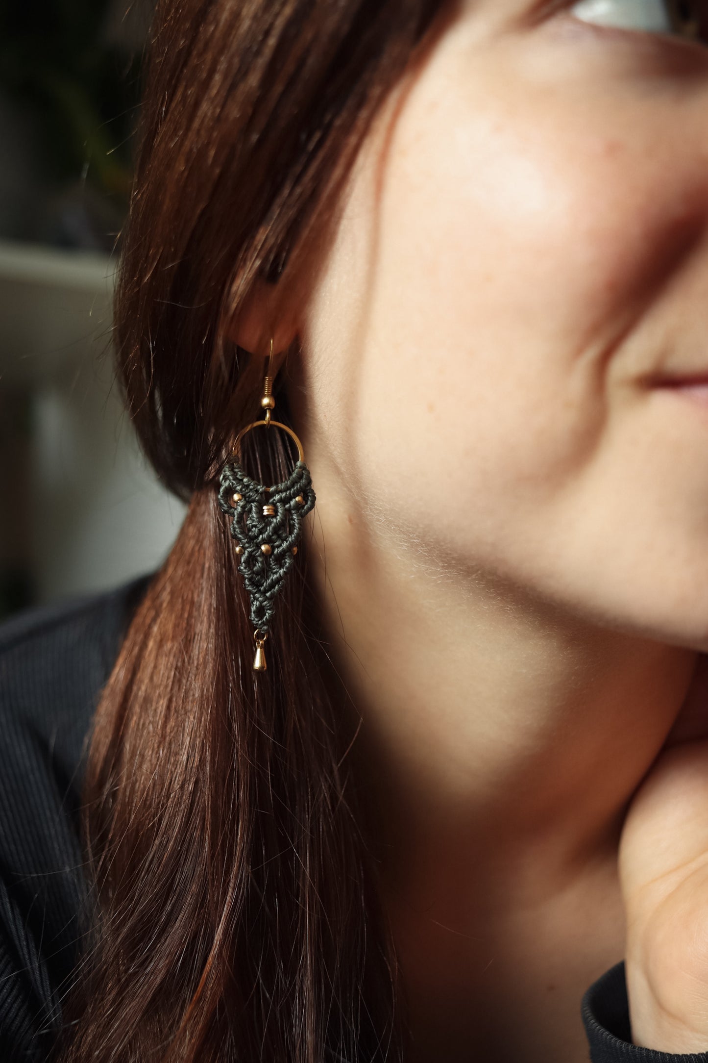 Boho Ohrringe • grün