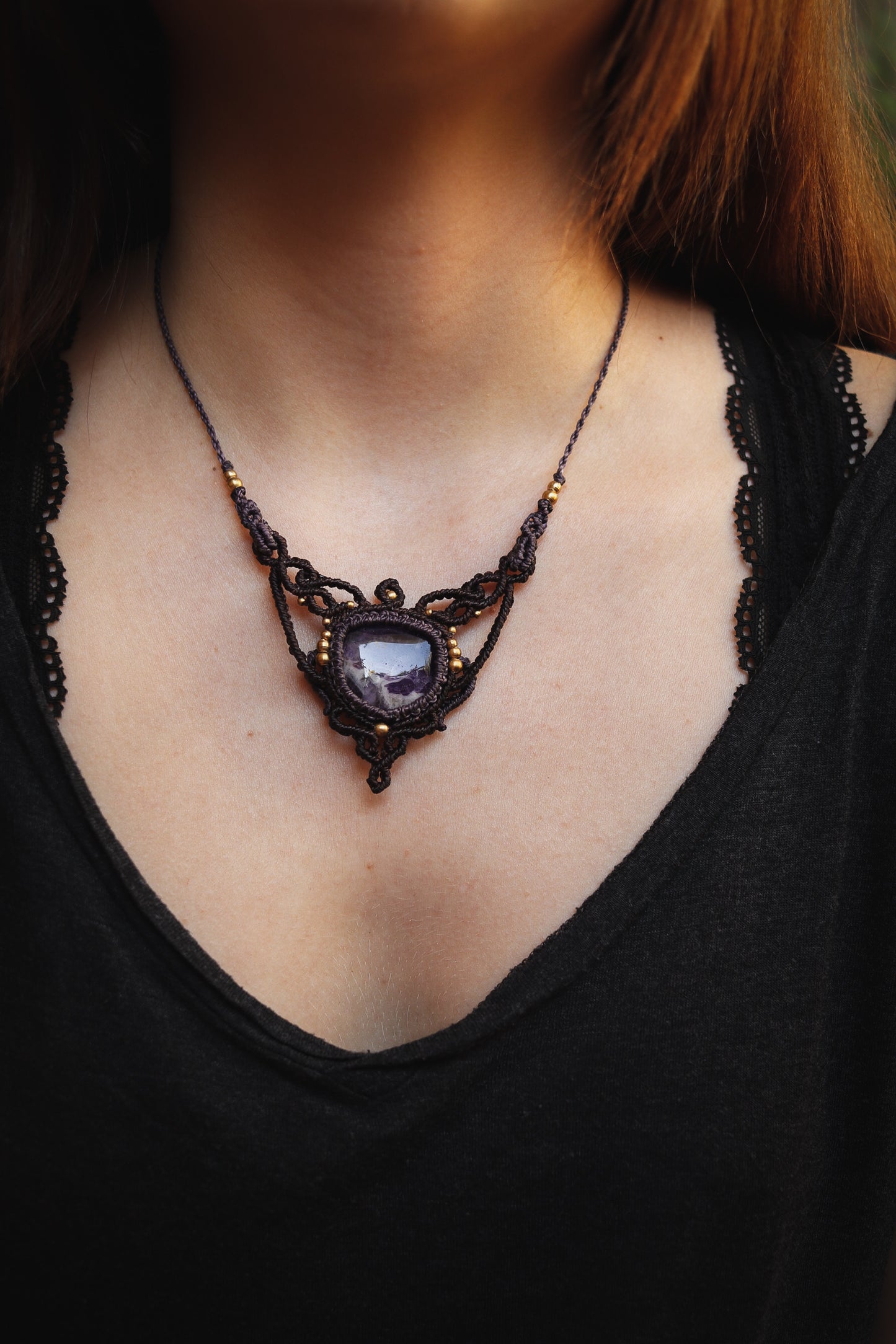 Amethyst Halskette