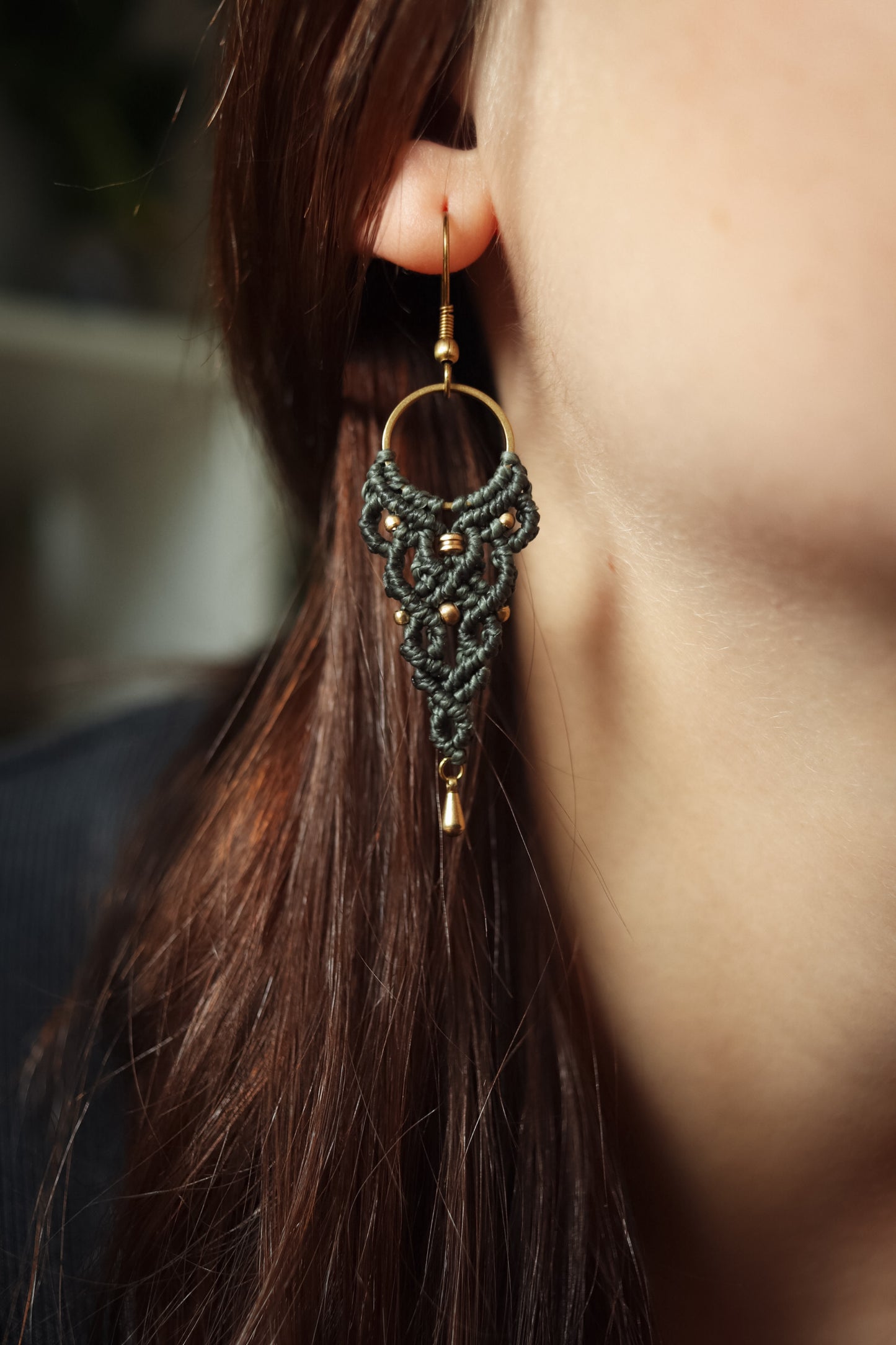 Boho Ohrringe • grün