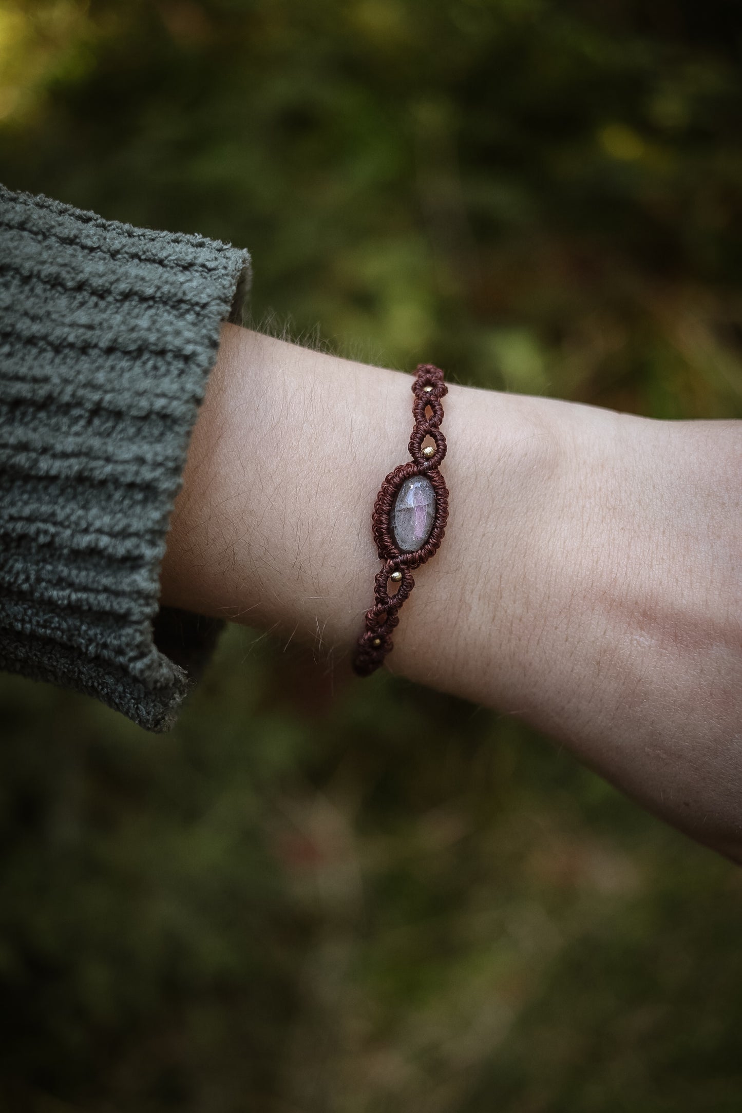 zartes Labradorit Armband