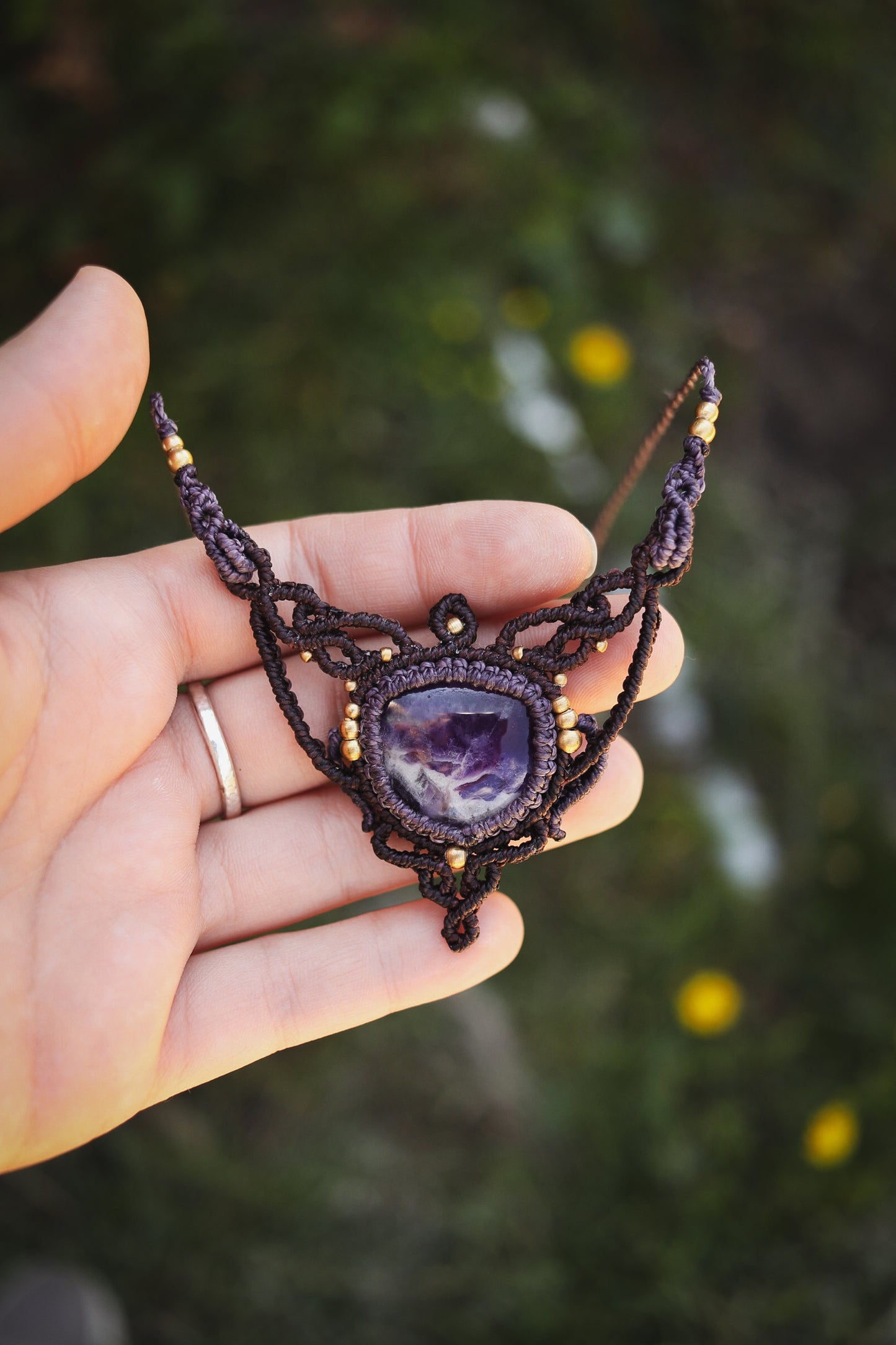 Amethyst Halskette