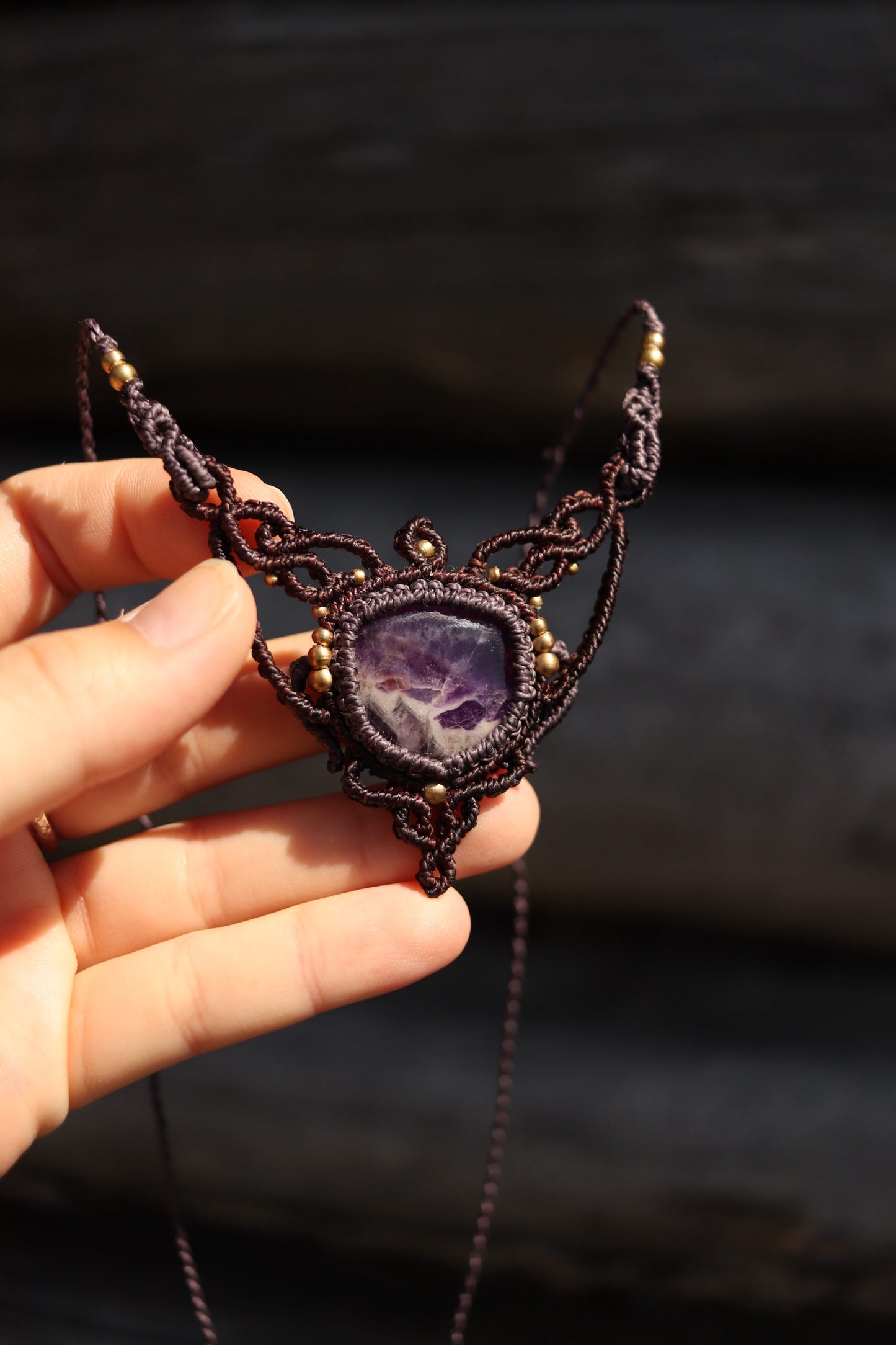 Amethyst Halskette