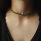 einfache Opalit Choker Halskette