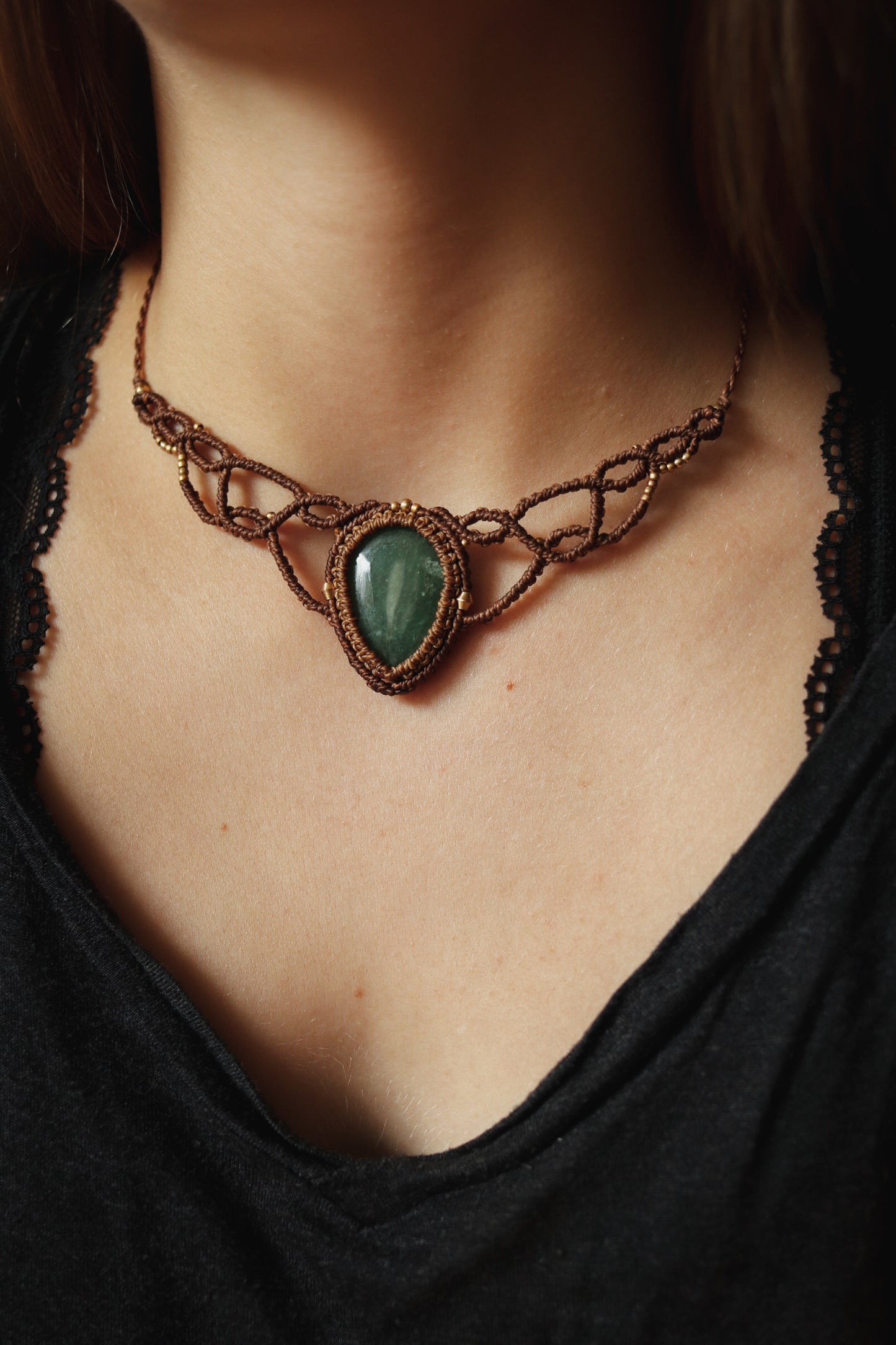 Aventurin • Choker Halskette