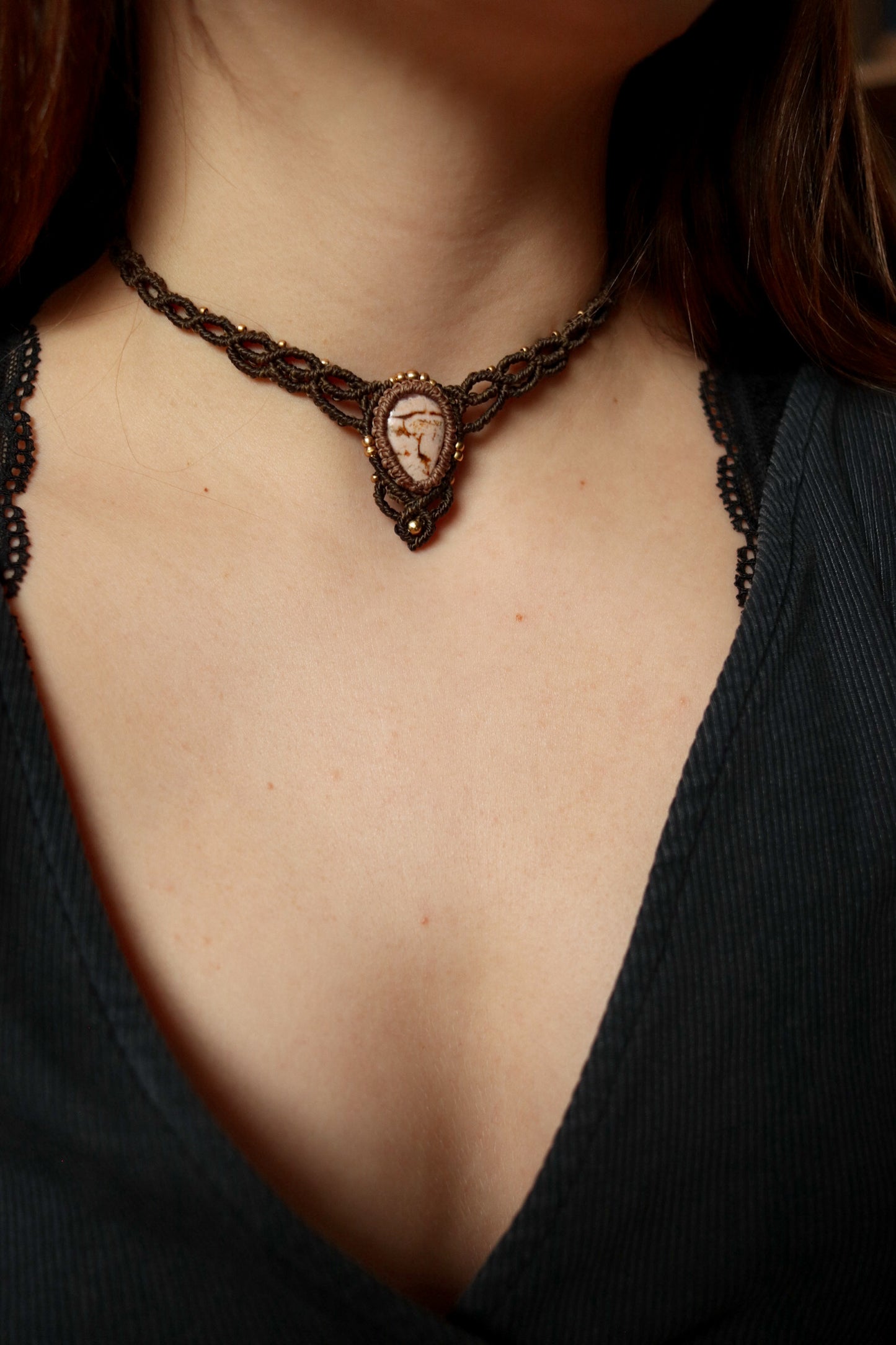 Rhodochrosit Halskette