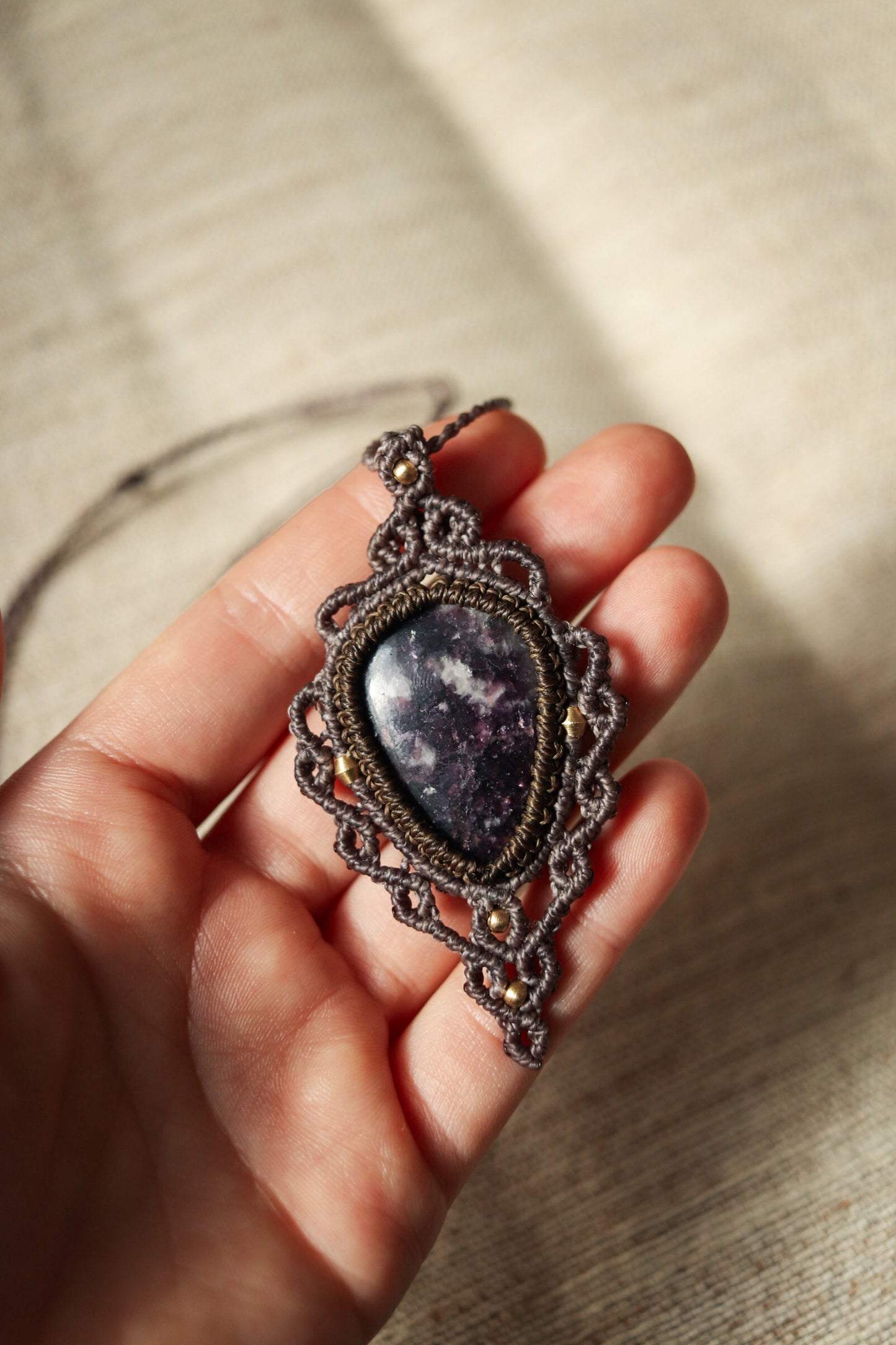 Lepidolith Kette