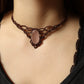 Rosenquarz Choker Halskette