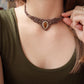 Tigerauge Choker Halskette