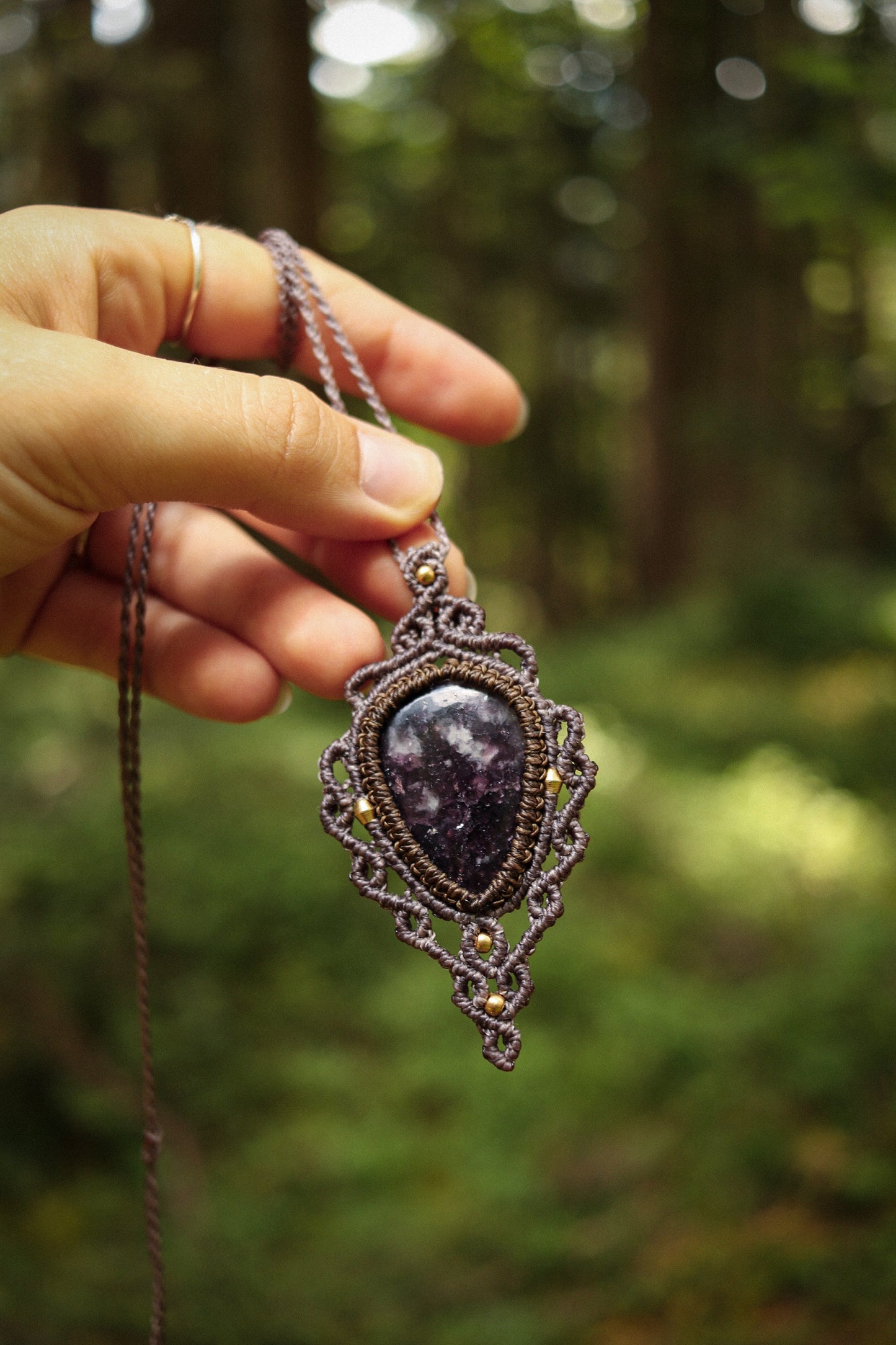 Lepidolith Kette