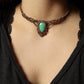 Chrysopras Choker Halskette