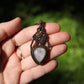 Amethyst & Regenbogen Mondstein Halskette
