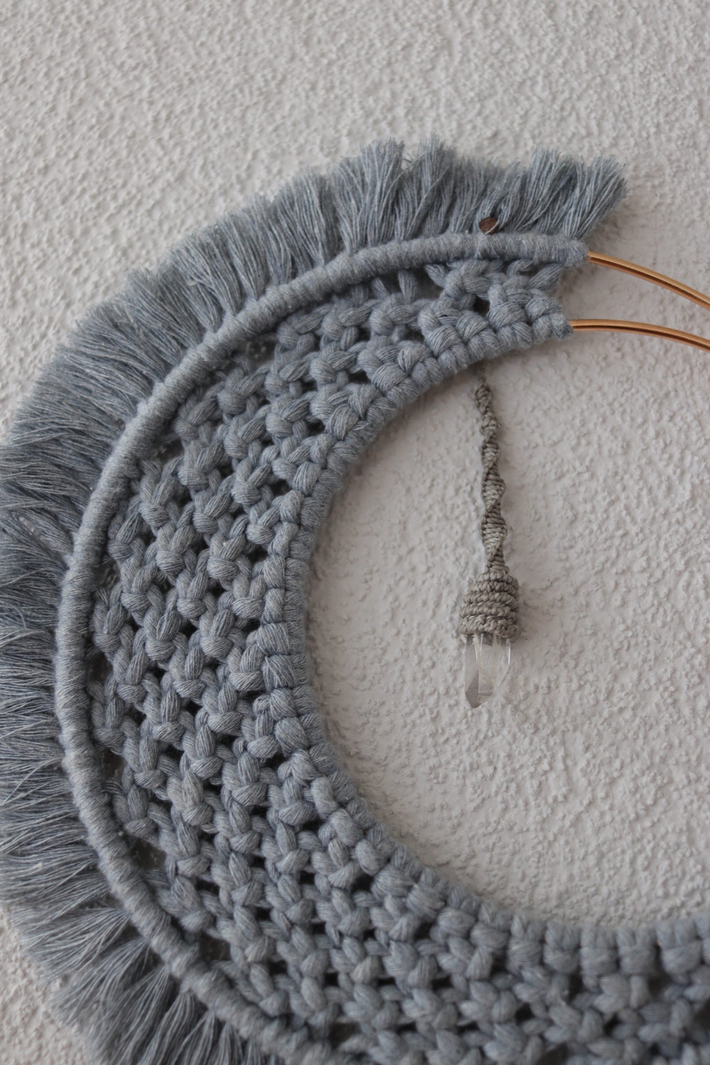 Mond Wandbehang mit Bergkristall