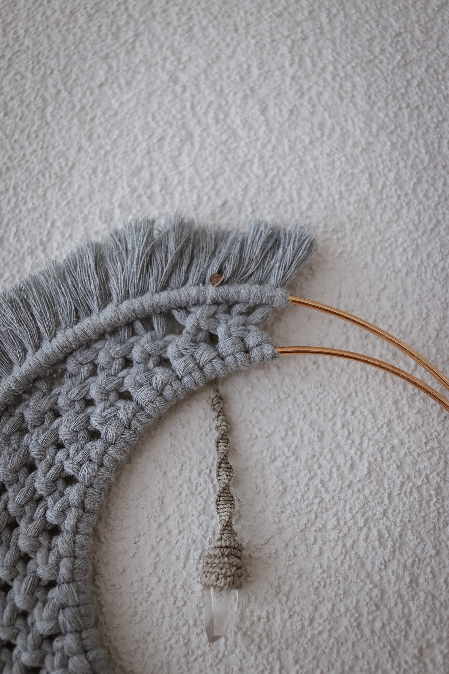 Mond Wandbehang mit Bergkristall