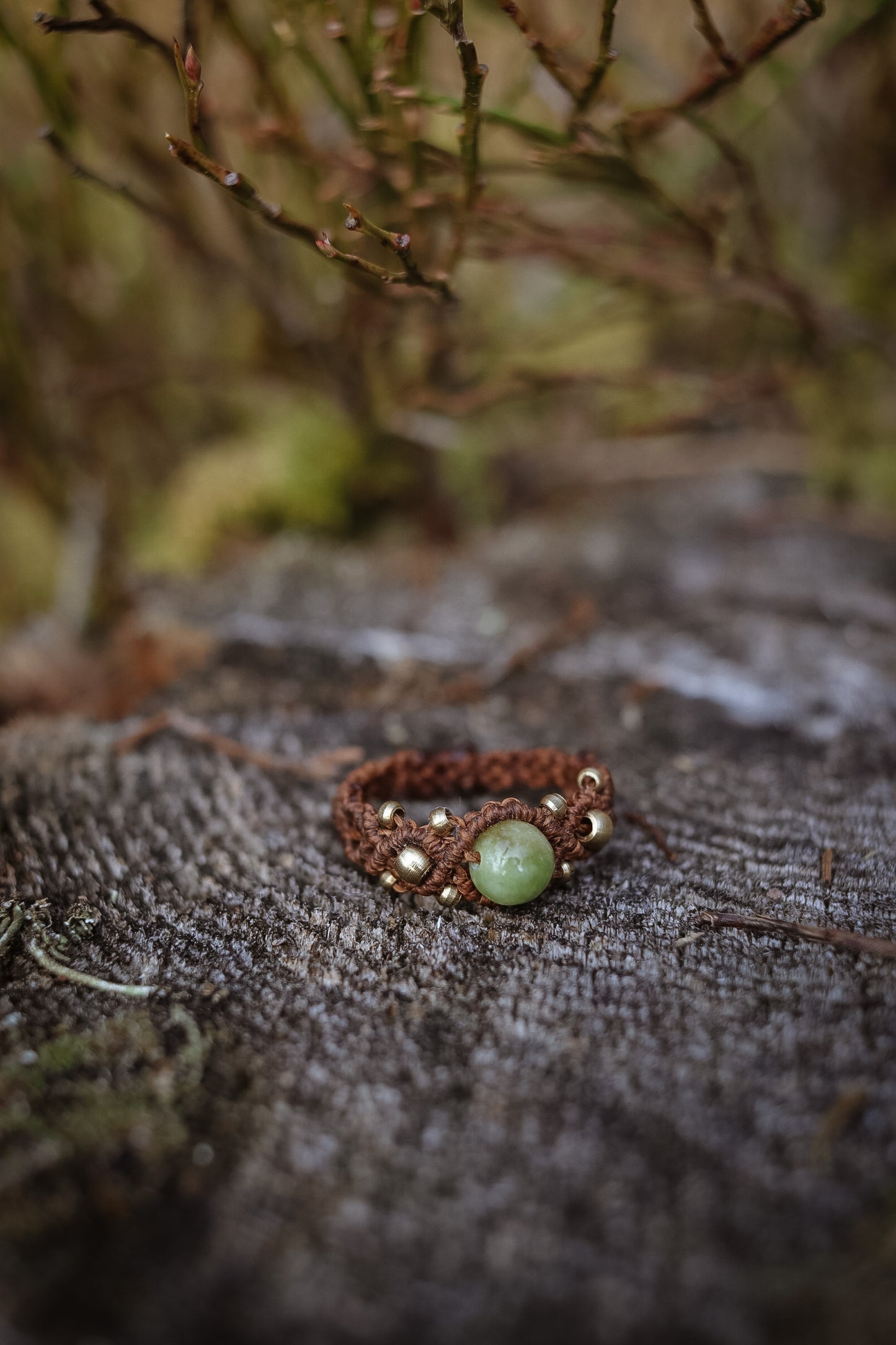grüne Jade Ring