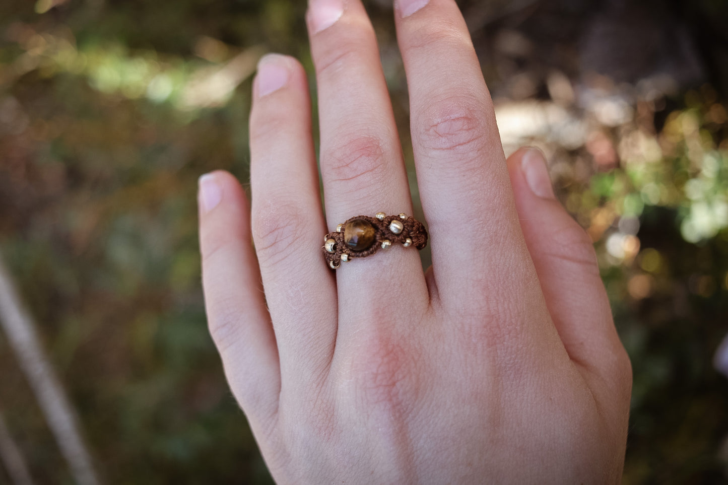 Tigerauge Ring