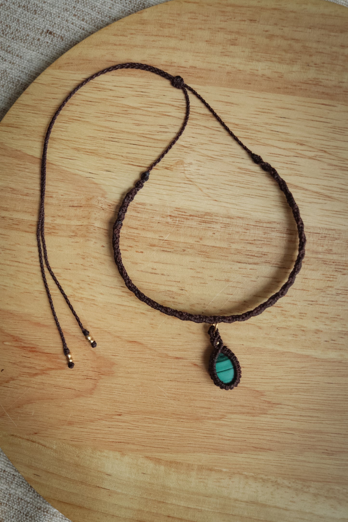 Malachit Choker Halskette
