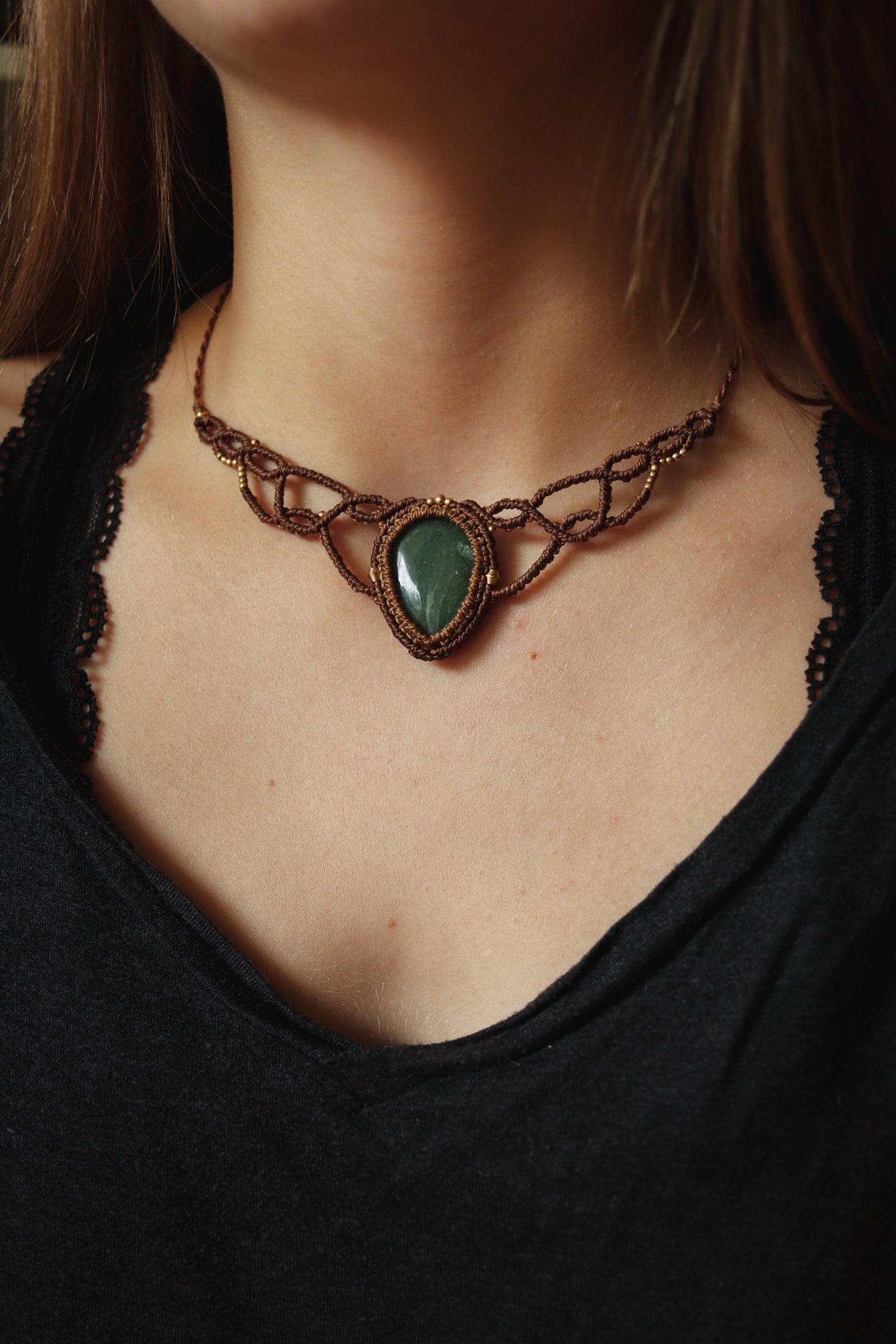 Aventurin • Choker Halskette