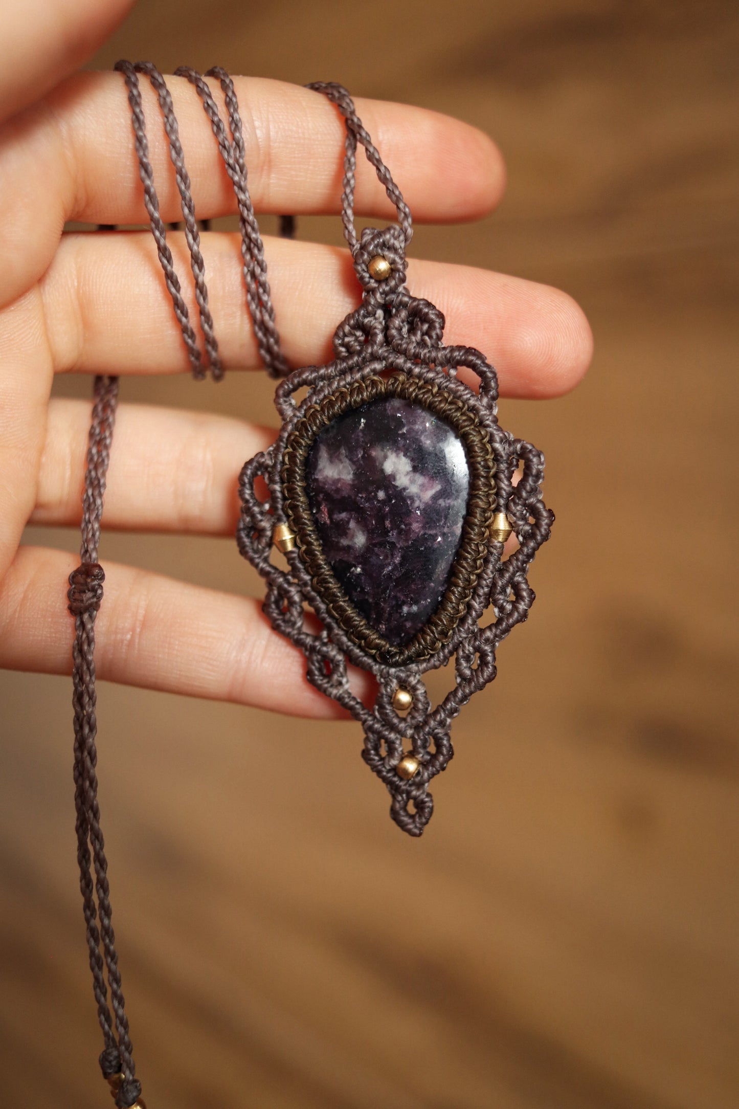 Lepidolith Kette