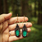 Malachite Earrings