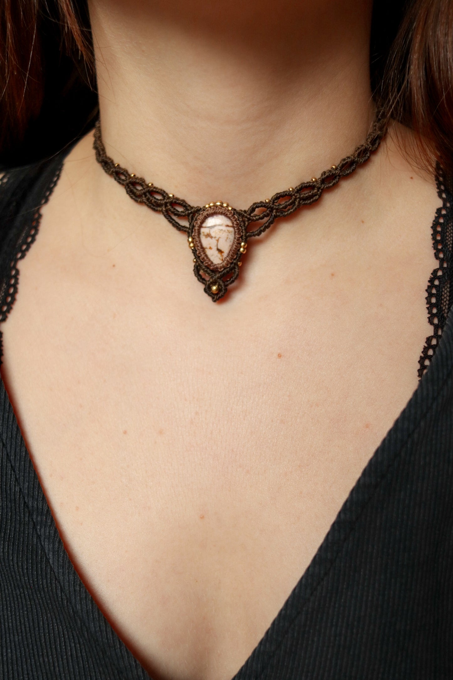 Rhodochrosit Halskette