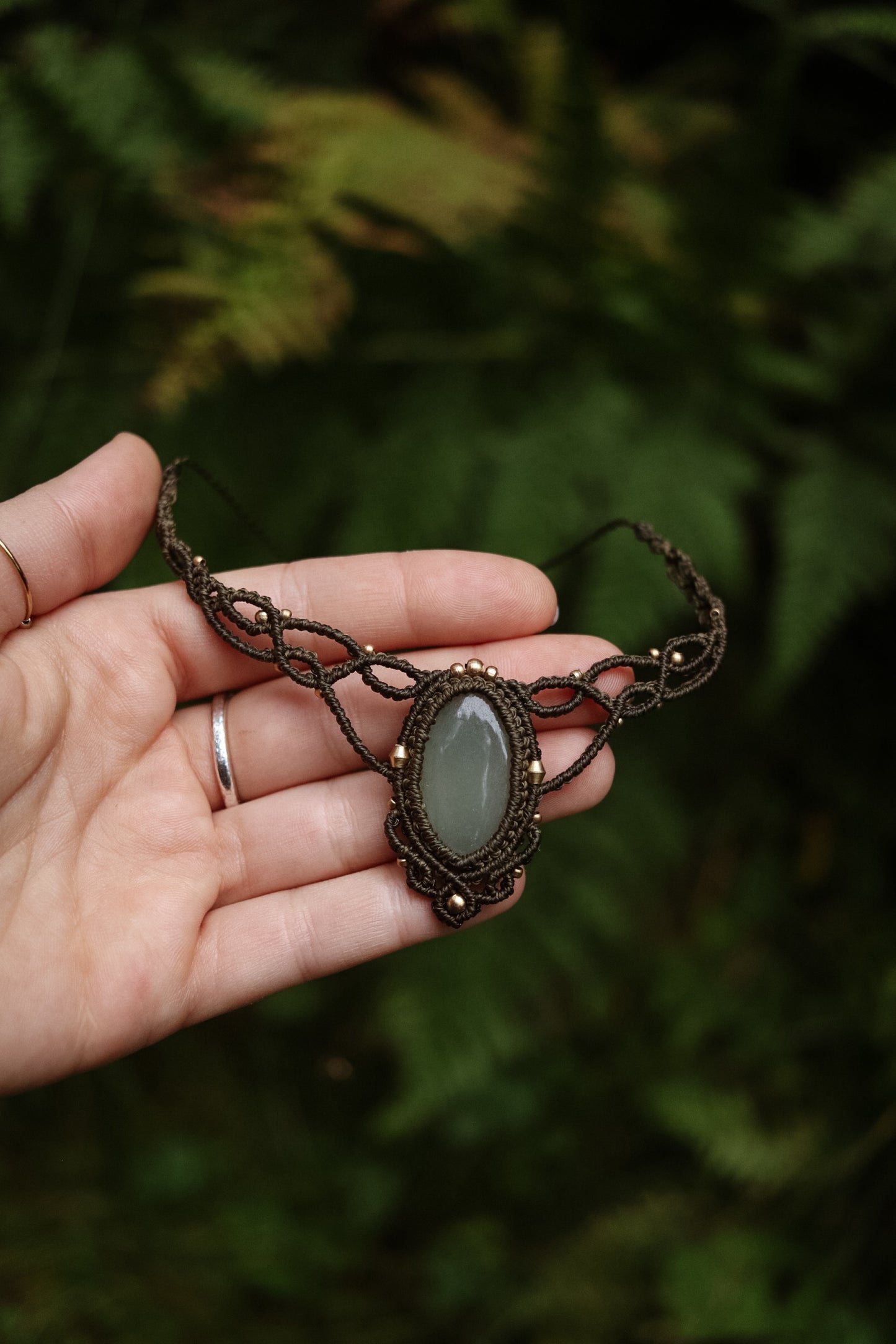 Aventurin Choker Halskette