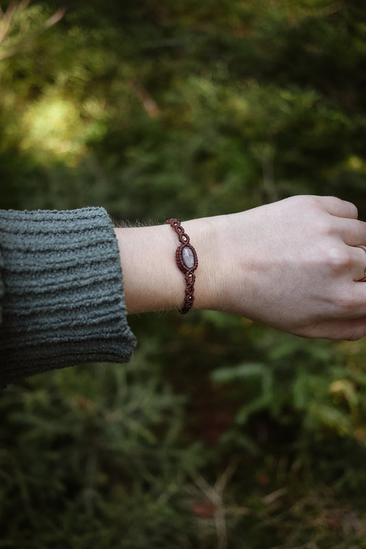 zartes Labradorit Armband