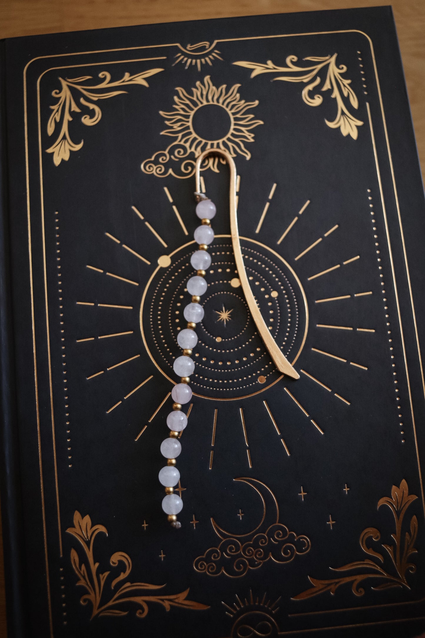 Rosenquarz Lesezeichen