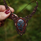 Azurit Choker Halskette