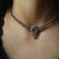 zarte Citrin Choker Halskette
