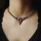 zarte Citrin Choker Halskette
