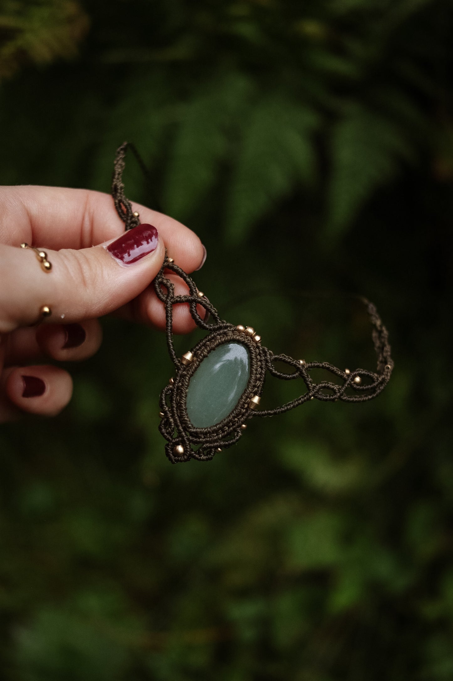 Aventurin Choker Halskette