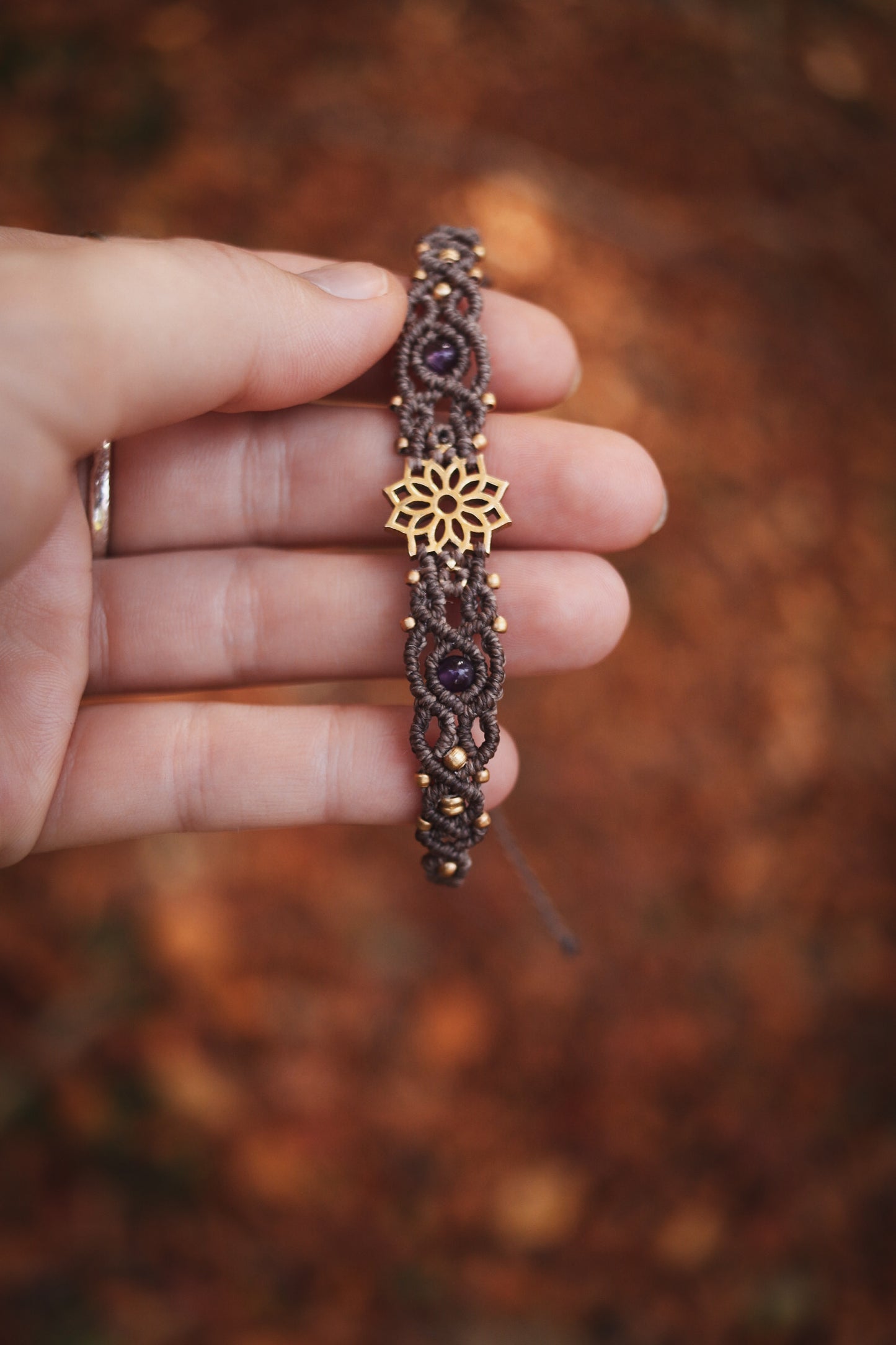 Amethyst Kronenchakra • Armband