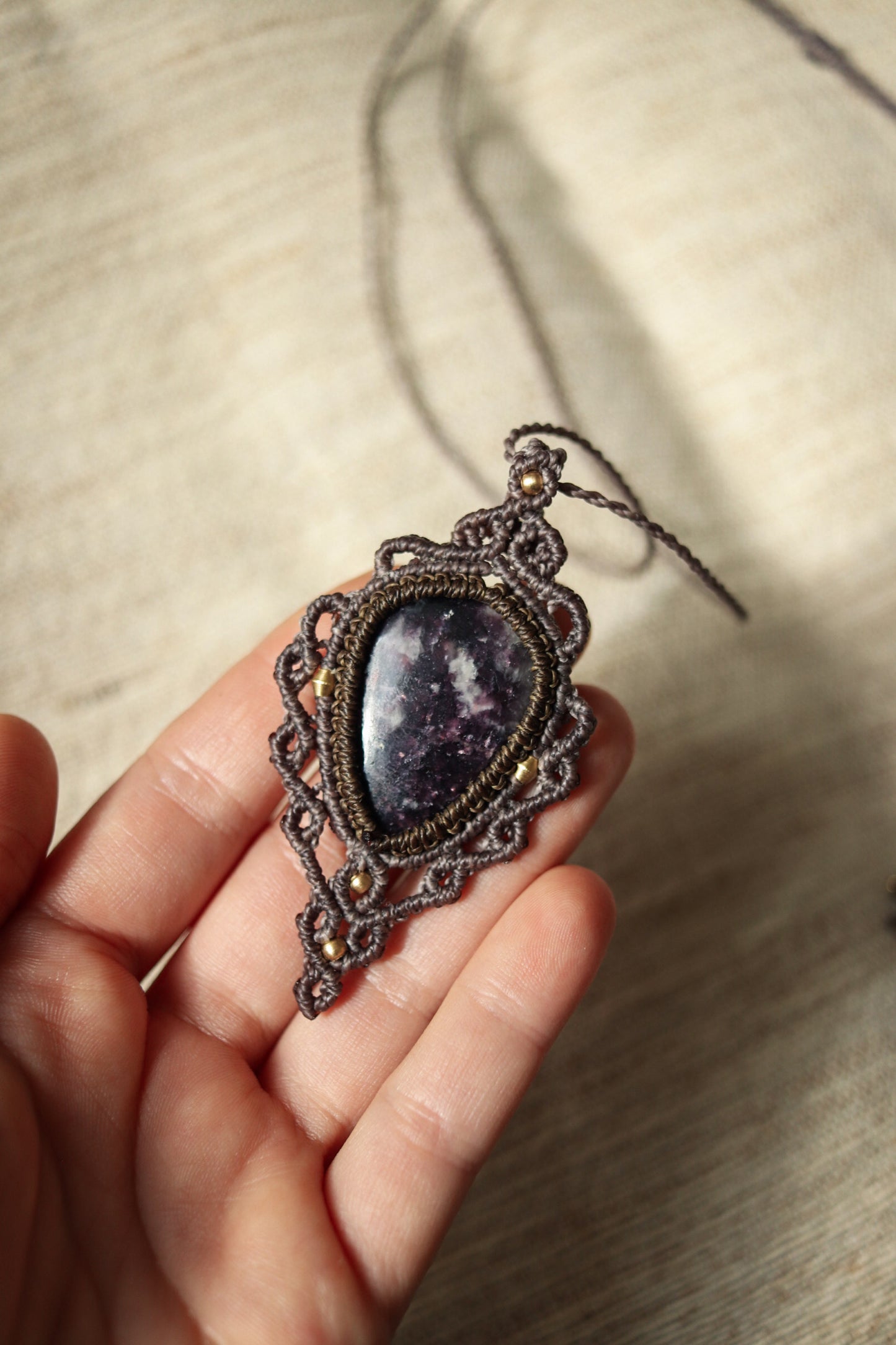 Lepidolith Kette