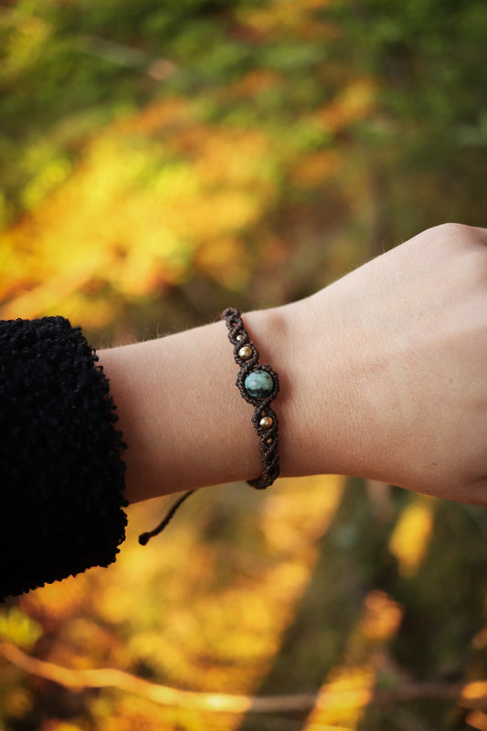 Afrikanischer Türkis Armband