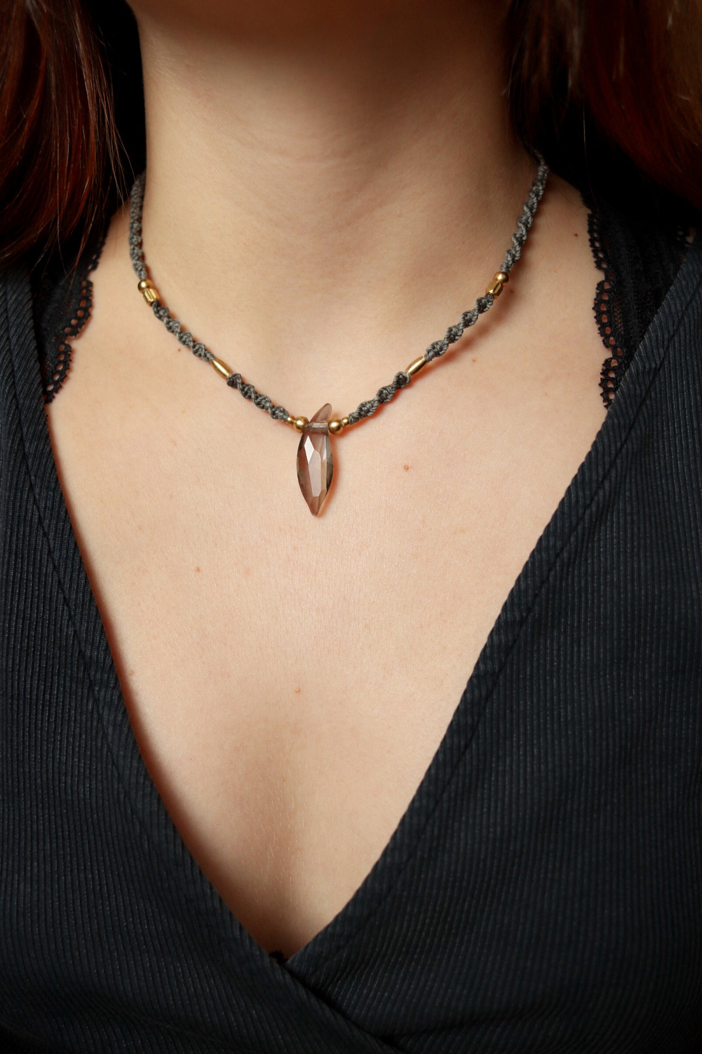 Halskette mit Swarovski Steinchen