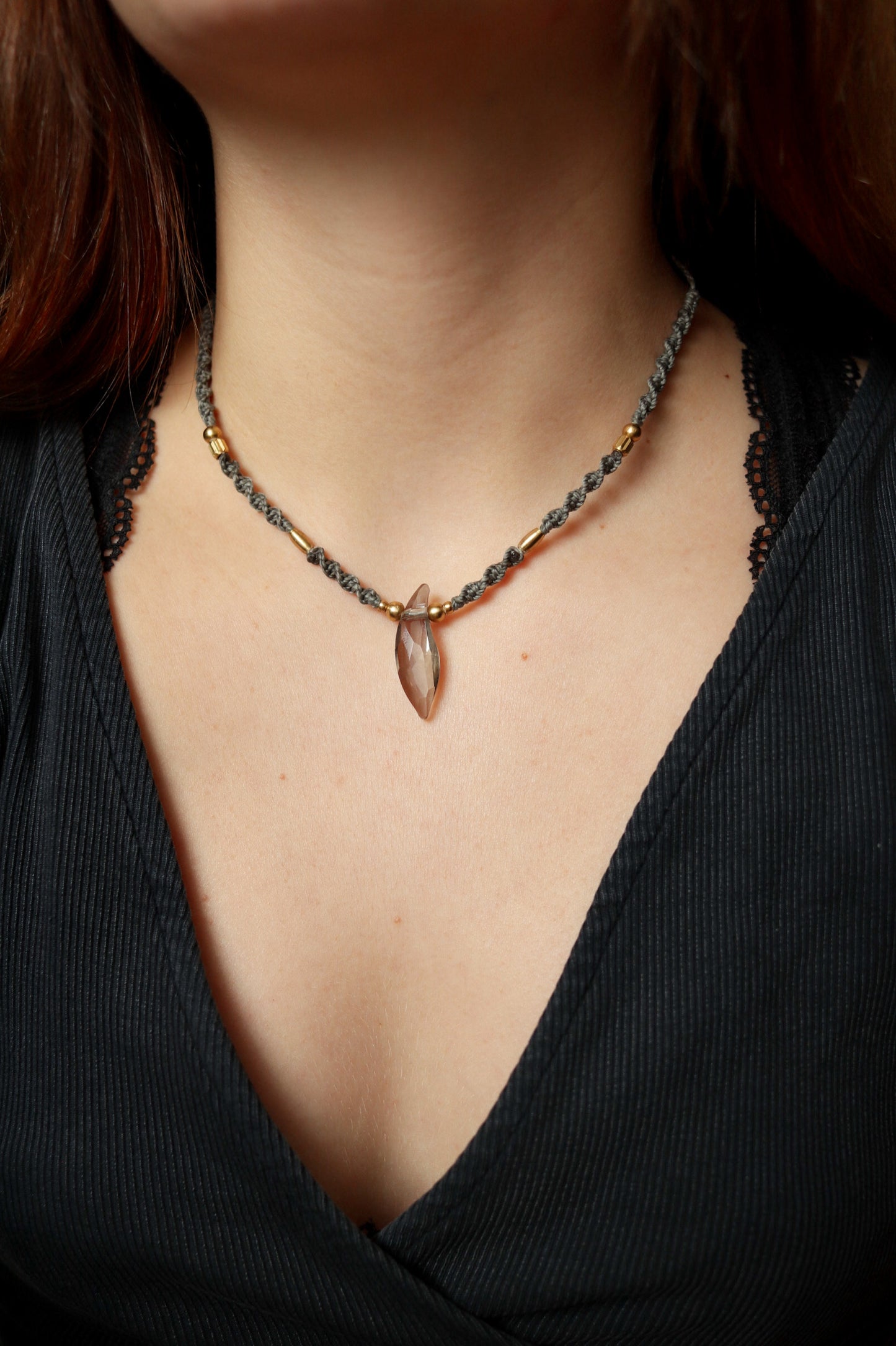 Halskette mit Swarovski Steinchen
