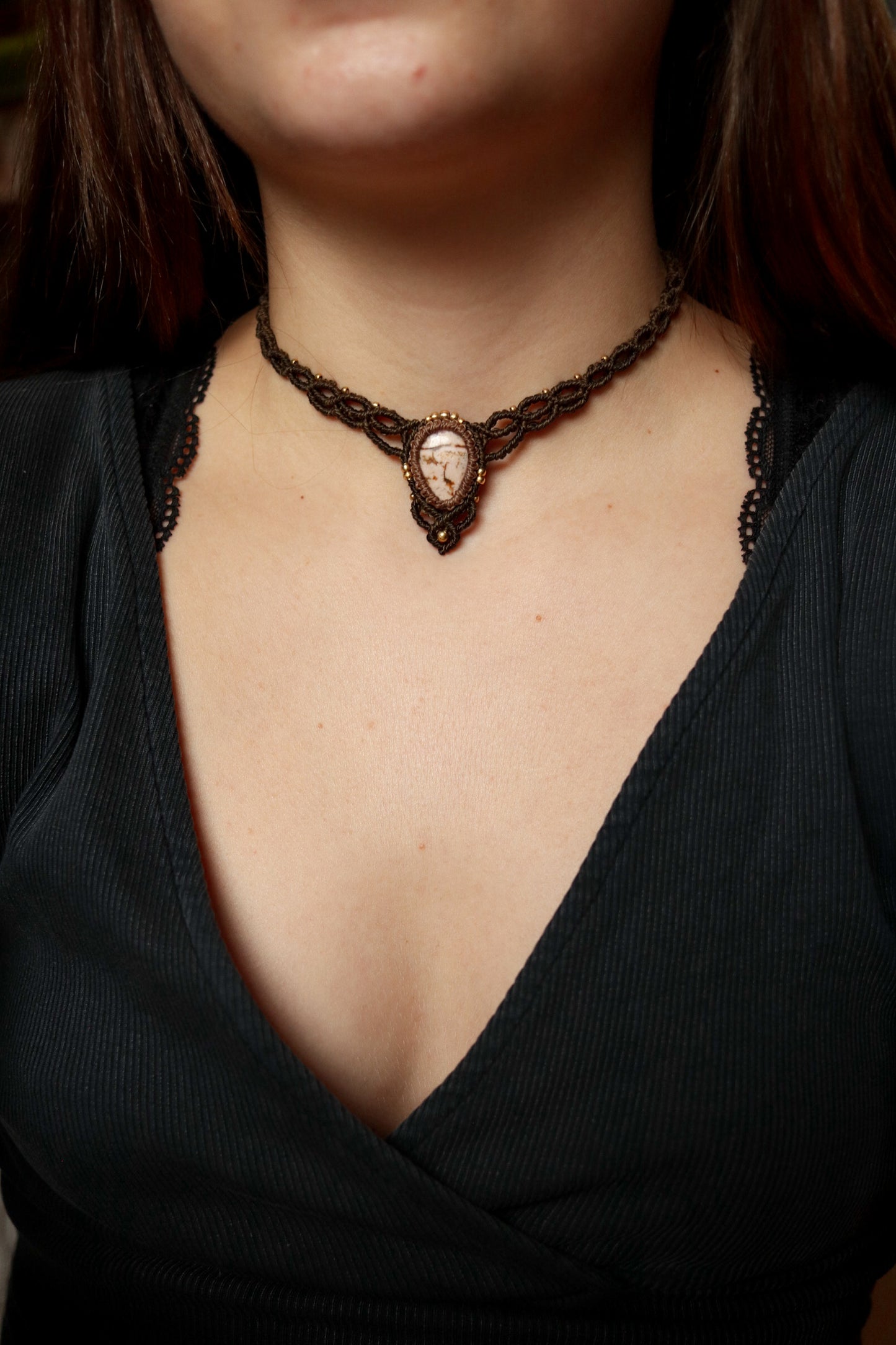 Rhodochrosit Halskette