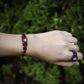 Delicate Gemstone Brass Bracelets