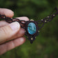 Labradorit Choker Halskette