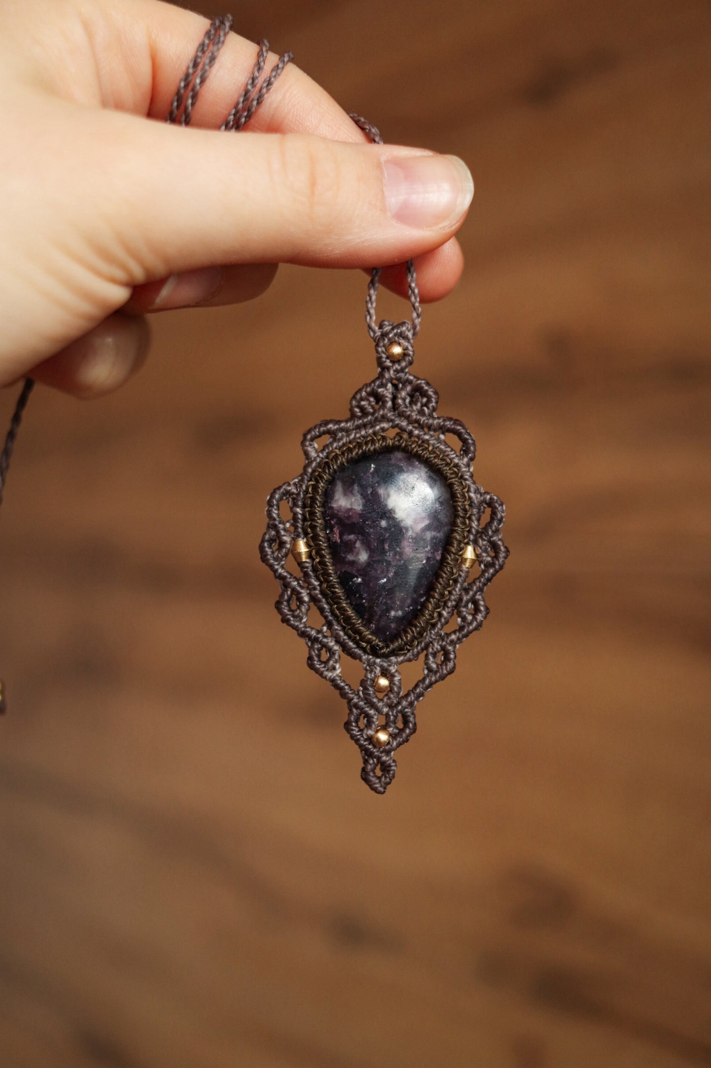 Lepidolith Kette