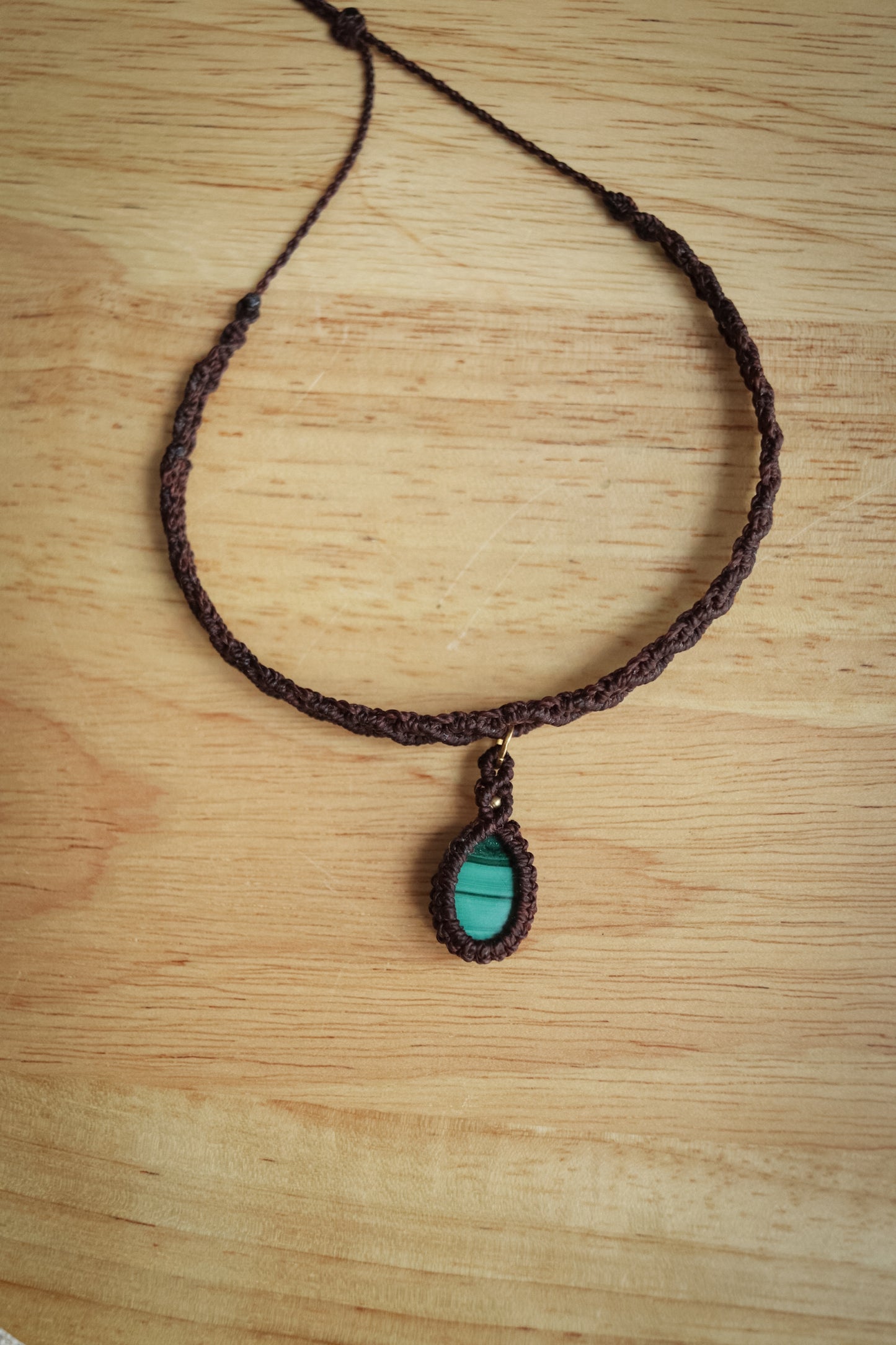 Malachit Choker Halskette