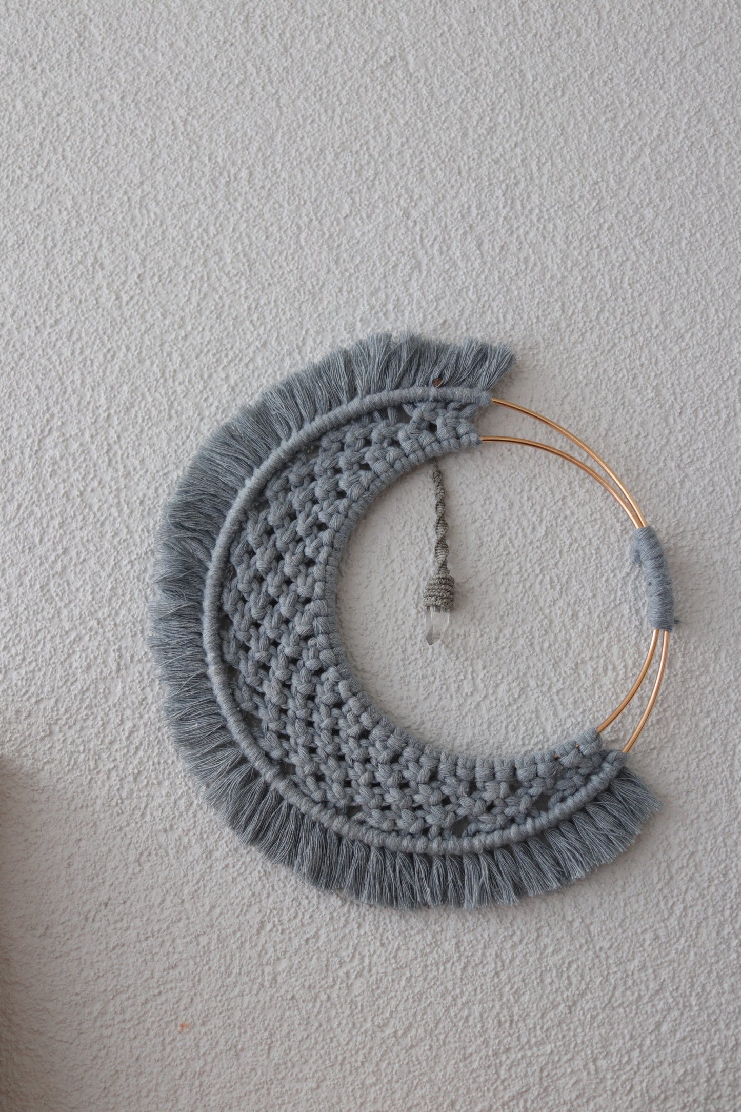 Mond Wandbehang mit Bergkristall