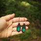 Malachite Earrings