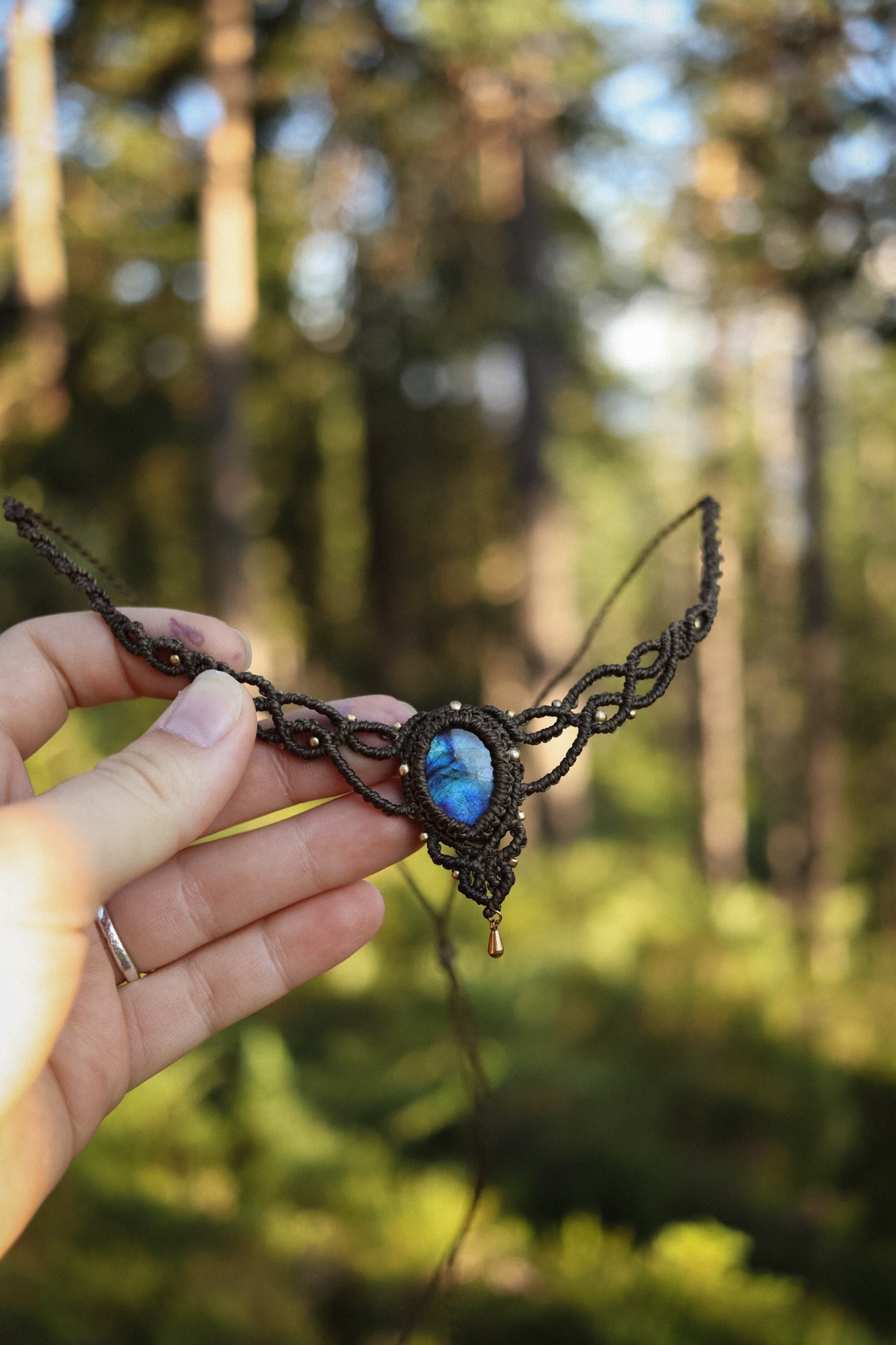Labradorit Halskette