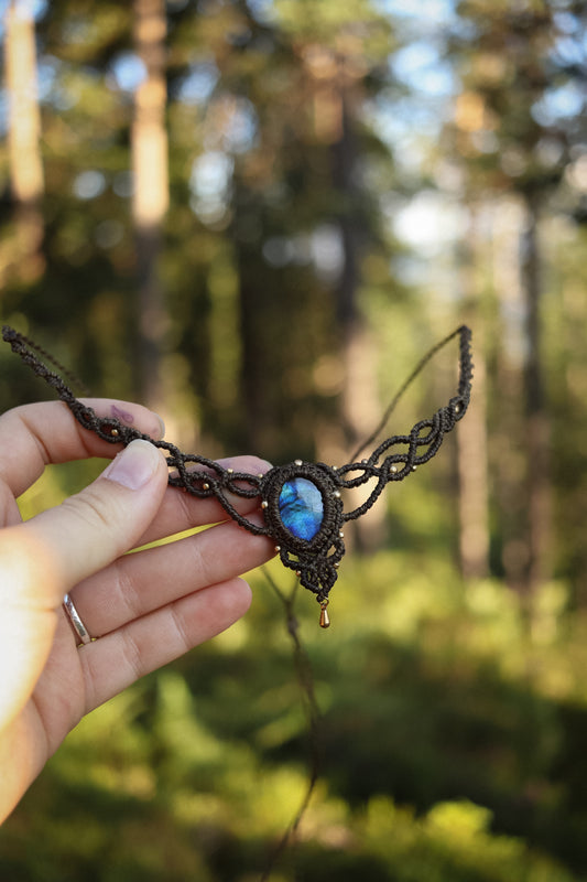 Labradorit Halskette