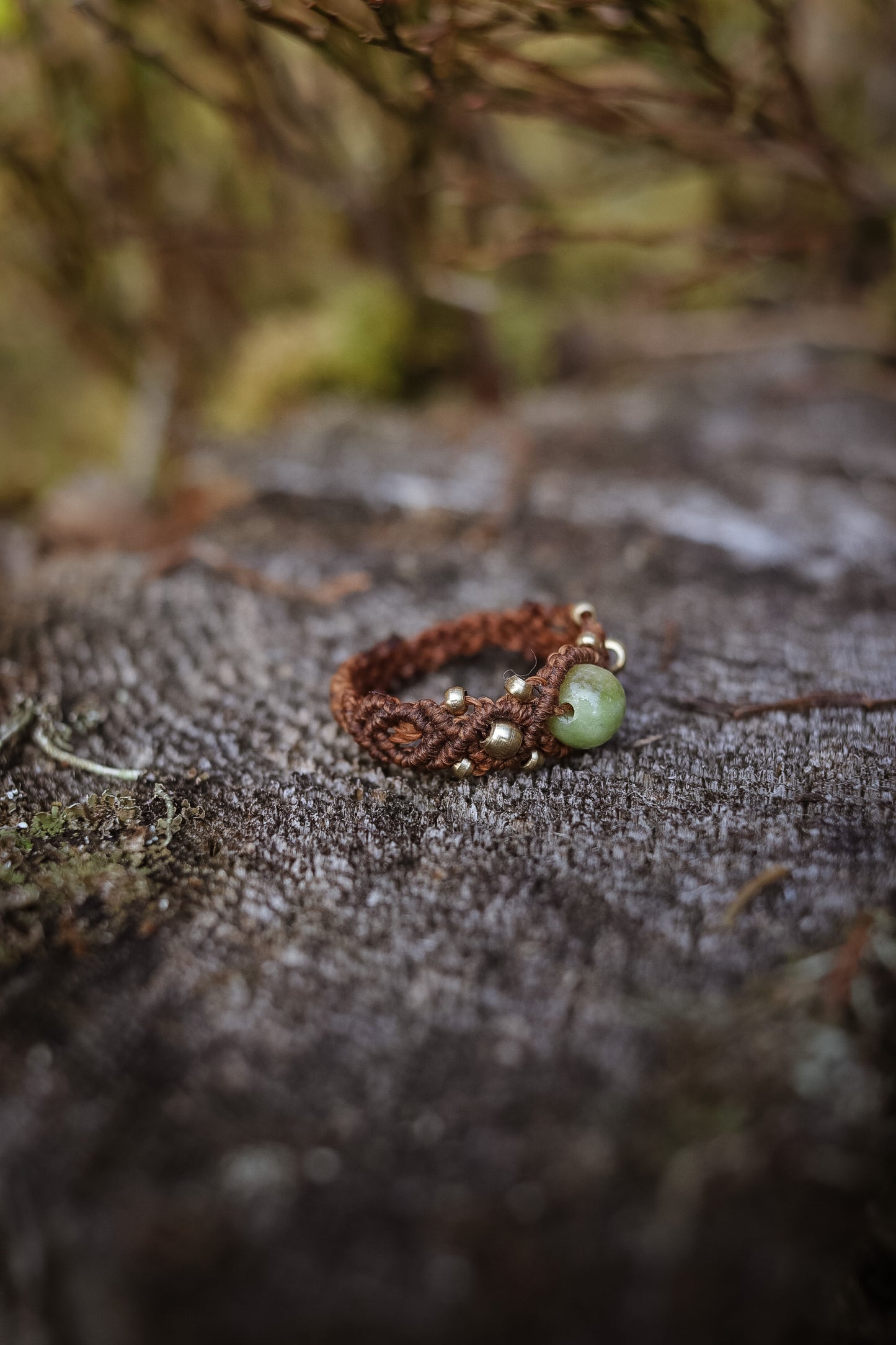grüne Jade Ring