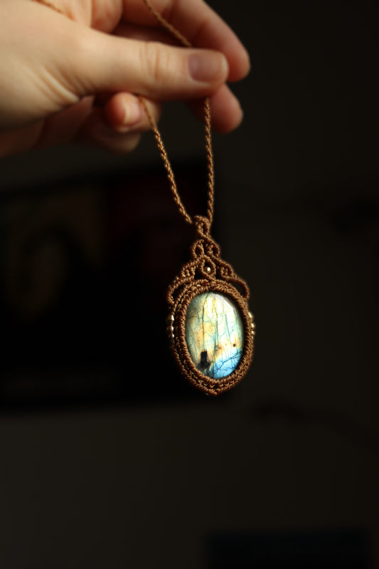 Labradorit Halskette