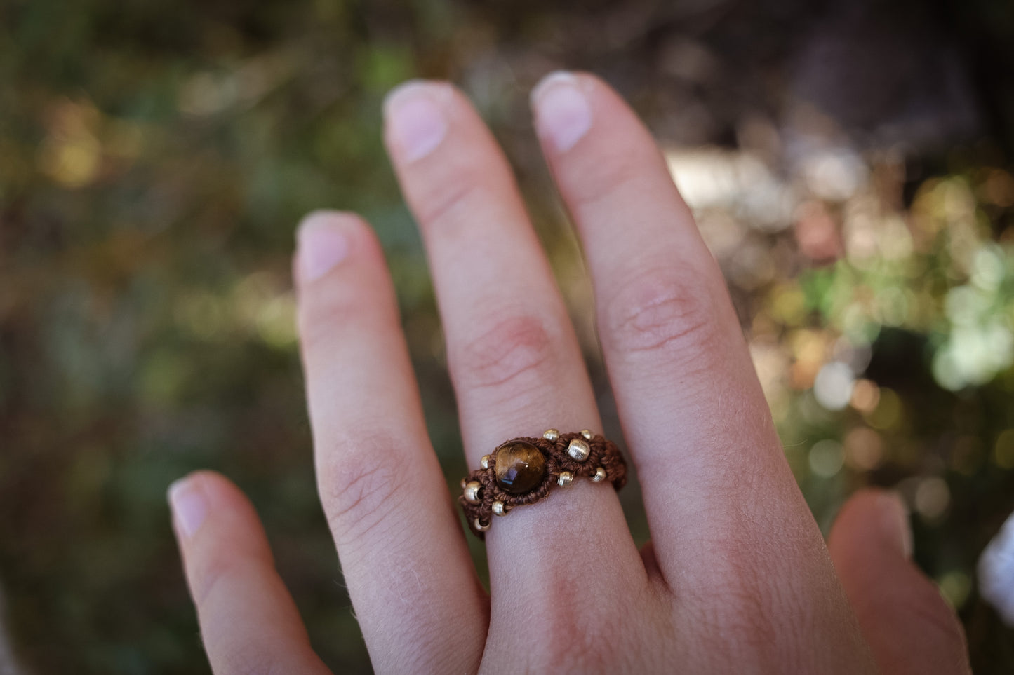 Tigerauge Ring